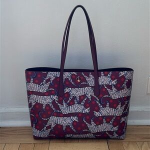 Kate Spade tote bag with leopard design